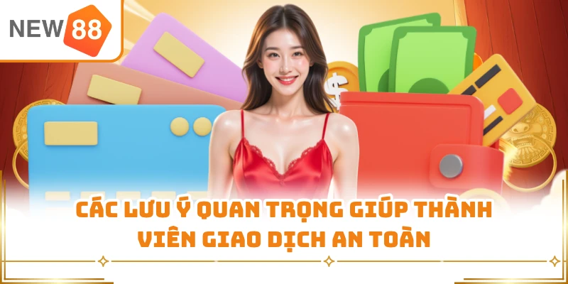 Các lưu ý quan trọng giúp thành viên giao dịch an toàn