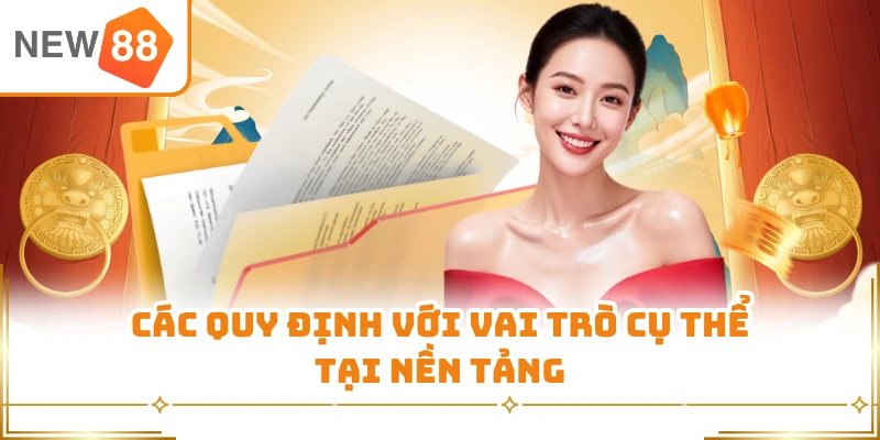 Các quy định với vai trò cụ thể tại nền tảng