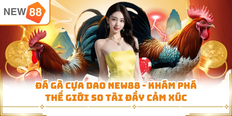 Đá Gà Cựa Dao New88 - Khám Phá Thế Giới So Tài Đầy Cảm Xúc